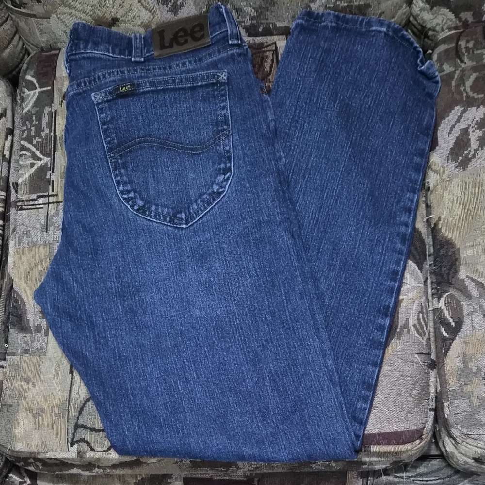 Lee Men's Classic Indigo Relaxed Jeans